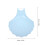 Snow Sled Drag Mat Sky-Blue 1set 3