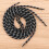 2pcs Black Laces Sneakers High Density Round For Athletic Use 7