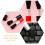 Black Abs 4pcs Keyboard Car Interior Dusting Cleaning Brush 9