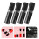 Black Abs 4pcs Keyboard Car Interior Dusting Cleaning Brush 4