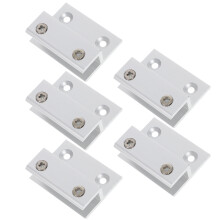 Rectangular Brackets Silver 5pcs 1.9in