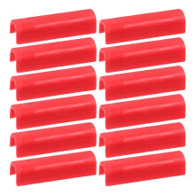 Raindrops 50 Pcs Fingertip Brackets Tile Pad 4.50x1.20x1.00cm Red