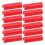 Raindrops 50 Pcs Fingertip Brackets Tile Pad 4.50x1.20x1.00cm Red 1
