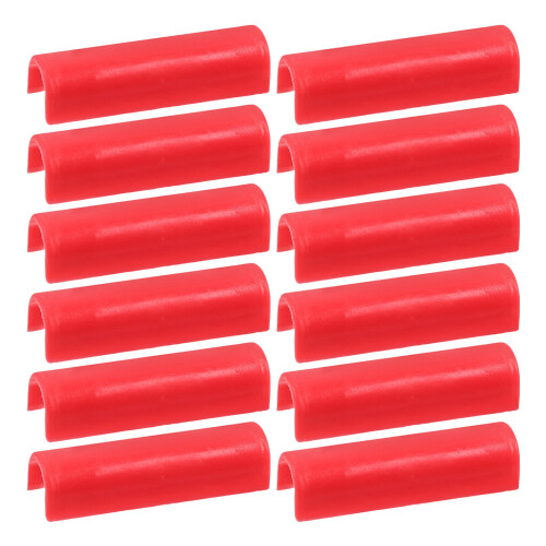 Raindrops 50 Pcs Fingertip Brackets Tile Pad 4.50x1.20x1.00cm Red