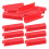 Raindrops 50 Pcs Fingertip Brackets Tile Pad 4.50x1.20x1.00cm Red 8