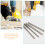 3Pcs Masonry Drill Bits for Concrete Brick Ceramic Tiles Silver Steel 7