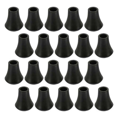 20Pcs Drum Rubber Replacement Feet Black Drum Stand Floor Protectors