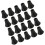 20Pcs Drum Rubber Replacement Feet Black Drum Stand Floor Protectors 9