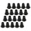 20Pcs Drum Rubber Replacement Feet Black Drum Stand Floor Protectors 2