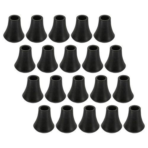 20Pcs Drum Rubber Replacement Feet Black Drum Stand Floor Protectors 2