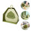 1Set Compact Green Table Squeegee Dustpan Cleaning Tool for Office 4