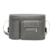 Diaper Bag Light Grey 1pack 11.8x7.1in