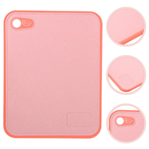 Pink Straw Kitchen Chopping Board for Home Use 1