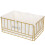 Desktop Wire Storage Bin Metal Organizer For Home Office 1pack 5