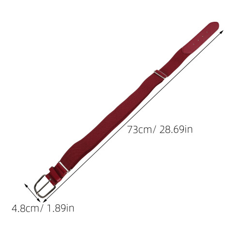 Elastic Baseball Belt Baseball Belt Imitation Leather 1