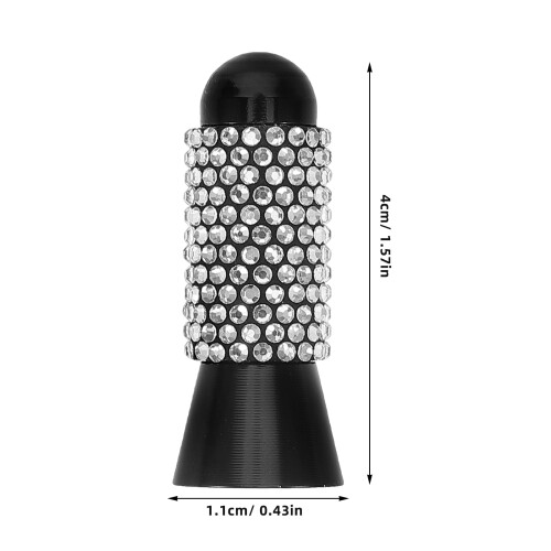 Aluminium Witte Antenne Auto Bling Waterdicht Elegant Design 2