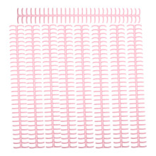 10Pcs Durable Pink Comb Binding Rings for Notebooks Document Binding