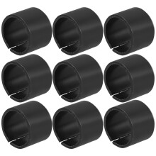 10Pcs Durable Black Steel Hub Bore Rings for Truck and Car Wheel Nuts