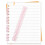 10Pcs Durable Pink Comb Binding Rings for Notebooks Document Binding 4