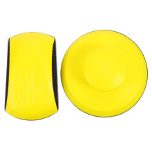 2Pièces Disques À Main PU Jaune Pour Ponçage Et Polissage
