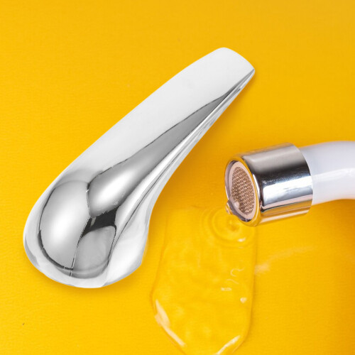 2Pièces Poignée De Robinet Douche Alliage Argenté Ajustement Précis 2