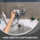 2Pièces Poignée De Robinet Douche Alliage Argenté Ajustement Précis 7