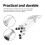 3 Pairs Bicycle Quick Release Hub Component Aluminum Alloy 9