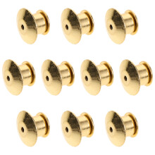10pcs Metal Pin Backs Locking Pin Studs For Badges Brooches