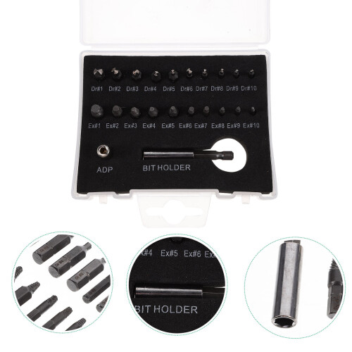 1Set Universele Adapter Voor Vastzittende Schroeven En 1