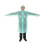2 Pcs Rain Coat Raincoat -Button Emergency Non-Toxic Women'S 7