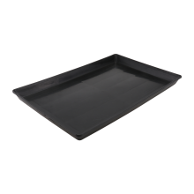 1Pc Plastic Pet Cage Tray Leakproof Durable Black Bedpan Accessory