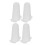 4Pièces Capuchons Silicone Blancs Pour À 8