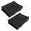 2Pcs Foldable Black Storage Bags Durable Underbed Clothes Organizer 1