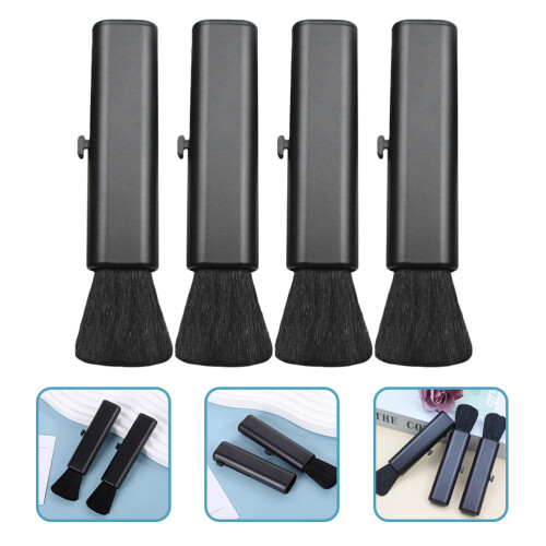 4Pcs Keyboard Cleaning Brush with Durable Wool for Electronics Black 2