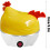 Rapid Egg Cooker 7 Eggs Capacity with Automatic ShutOff, Cute Chicken Design Egg Steamer White 2
