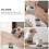 1Pc White Ceramic Tea Pitcher Durable Tea Dispenser for Kitchen Use 11