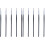 10Pcs Black Eyeliner Lipstick Brush Makeup Applicator for Precise Use 3