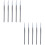 10Pcs Black Eyeliner Lipstick Brush Makeup Applicator for Precise Use 7
