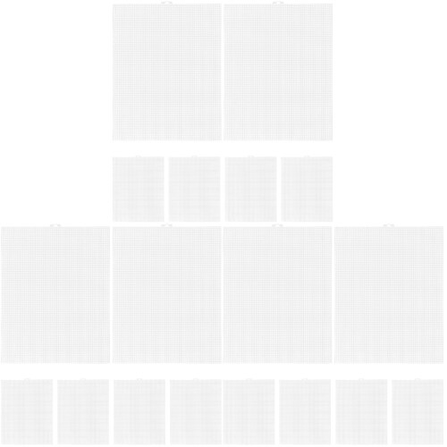 18Pcs White Plastic Canvas Sheets for DIY Embroidery Crochet Quilting 1