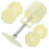 1Set Creative Moon Cake Press Mold Plastic Iron for Mid-Autumn Baking 10