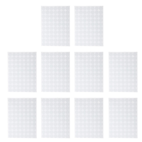 10 Sheets Dot Foam 3d No Trace Force Glue