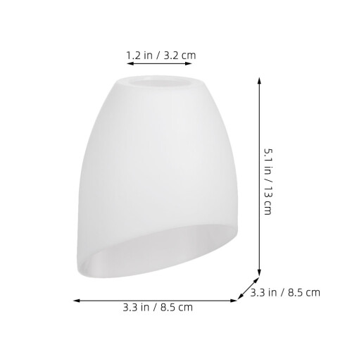 2Pcs Decorative White Plastic Lampshade for Home Table and Floor Lamps 1