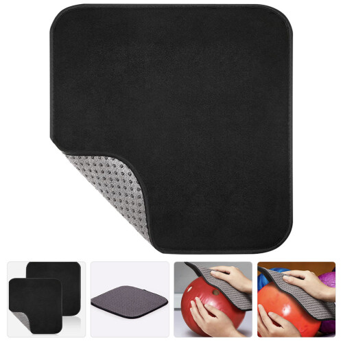 Cleaning Cloths For Bowling 1pack Microfiber Black 7.9x7.9in 1
