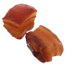 2pcs Simulated Red-Cooked Pork Photo Props for Store Party