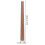 Brown Wood Cello Fingerboard Replacement Smooth Edges Accessory 11
