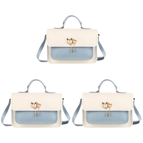 3 Sets Diy Leather Knitting Bag Making Kit Pu Leather For Gift 1