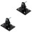 2 Pcs Bike Front Basket Mounting Rack Frame Support Bracket Black 3