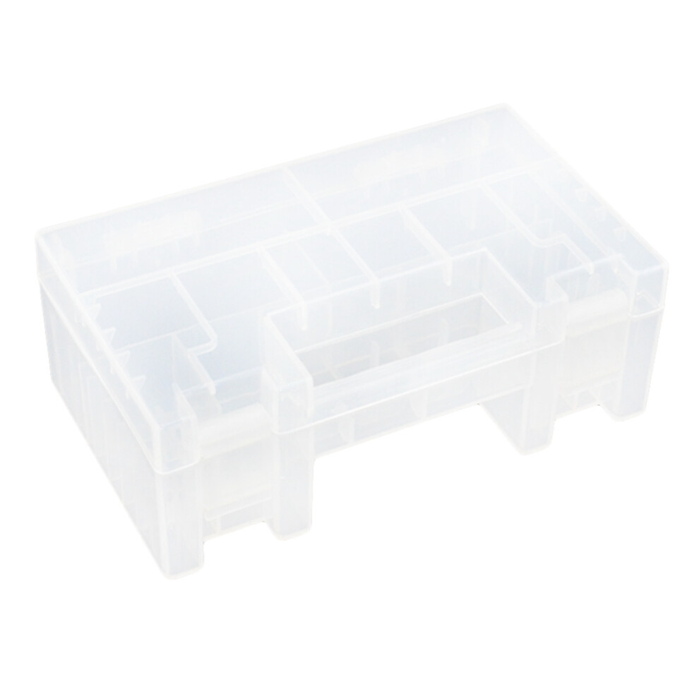 Mini Portable Clear Battery Case For 18650 26650 Aa Aaa (Transparent) 3293102749817