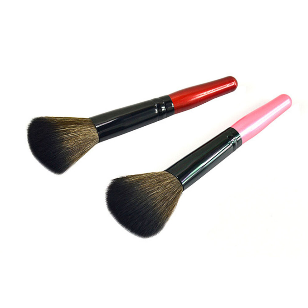 Solustre 6 Pcs Makeup Brush Wooden Rouge Brush Bulk