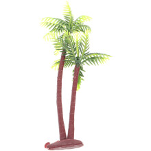 Mini Plastic Coconut Palm Trees Green Fairy Garden Bonsai Decor